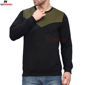 Sudadera de hombre de calidad superior, sudadera personalizada al por mayor, Jersey, ropa informal ligera, sudadera de Color sólido - Product Image 4