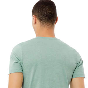 T-shirt à manches courtes OEM Unisex Heather Prism Mint-52% Airlume Cotton, 48% Poly, 4.2 oz - Product Image 6