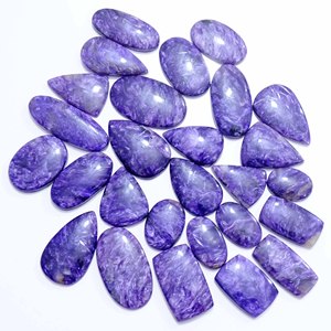 100% Charoite Natural piedra preciosa suelta al por mayor cabujón piedra preciosa suelta hermosa piedra preciosa suelta Natural para uso fabricación de joyas - Product Image 6