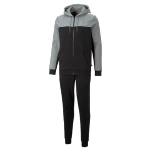 Ensemble de vêtements de sport d'hiver pour hommes Logo personnalisé Fitness Joggers à capuche Full Zip Training Wear Suits Solid Color Custom Tracksuits - Product Image 1