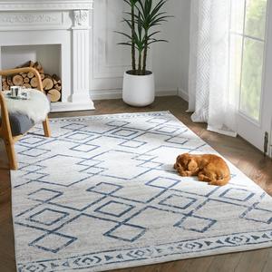 Tapis Oriental Personnalisable en Polypropylène pour Intérieur/Extérieur, Résistant aux Intempéries, Antidérapant pour Patio et Balcon, Lavable - Product Image 3