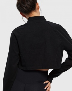 Sudaderas Cortas de Algodón con Logotipo Personalizado 2022, Top Corto para Mujer, Tejido de Punto GEO BROTHERS, Transpirable y Ecológico - Product Image 4