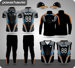 High Quality Designer Adult <b>Boys</b> Cricket Uniform Set Custom Team Name & Colour Full Set Including Collar Jersey - Product Image 2