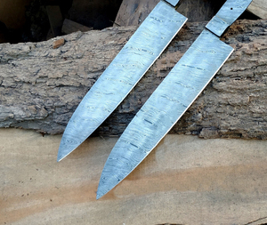 Cuchillo de Chef de acero de Damasco hecho a mano, cubierta de espiga completa personalizada de alta calidad con hoja de Metal en blanco para uso en la cocina - Product Image 3