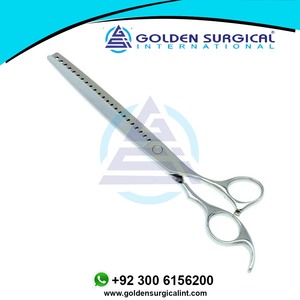 กรรไกรซอยขนสัตว์เลี้ยงขนาด 8.0 นิ้ว สำหรับตัดแต่งขนสุนัข ผลิตจากเหล็กญี่ปุ่น 440c - Product Image 4