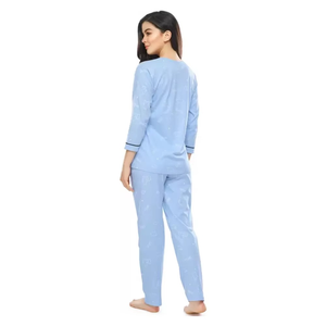 Vente en gros Chemise de nuit sans manches pour femmes Robes de soirée en coton doux pour l'été et l'hiver Vêtements de nuit Robe confortable - Product Image 6