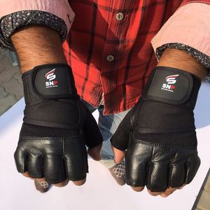 ถุงมือยกน้ำหนักครึ่งยิมสำหรับผู้ชายผู้หญิงถุงมือฟิตเนสออกกำลังกายเล่นกีฬาออกกำลังกายใช้นิ้วปรับสีได้ใส่สบาย - Product Image 2