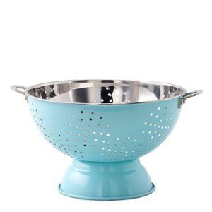 Stainless Steel Colander Durable Food Grade Build Fine <b>Mesh</b> Design for Easy Washing Fruits Vegetables Pasta Daily Eco-Friendly - Product Image 6