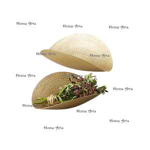 Juego de 3 Tazones Decorativos de Aluminio de Diseño Ventajoso, Tazones para Servir Alimentos de Diferentes Tamaños al Precio Más Bajo - Product Image 3