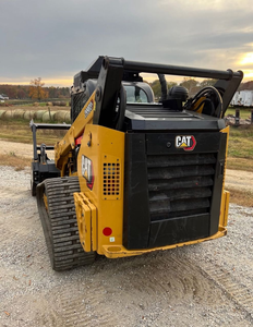 Chargeuse compacte CAT économique avec broyeur forestier robuste pour le débroussaillage et le nettoyage des terres, machine industrielle HD - Product Image 3