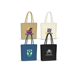 Sac fourre-tout en toile écologique robuste sac à provisions pour une utilisation quotidienne au travail d'épicerie ou à l'école d'Inde - Product Image 1