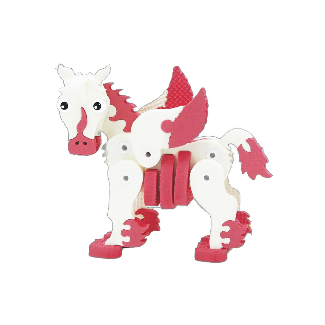 Get The Offer Now Malaysia Safe   Non-toxic DIY Play Foam Unicorn With Size 180x90x165mm Waterproof Recycled Educational Toys