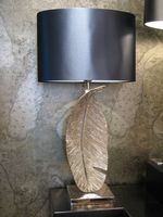 Lampe de table en forme d'oiseau, argent antique/or, abat-jour en velours de canard, lampe de bureau, lampe douce pour chambre à coucher