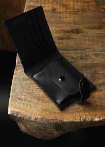 Premium Custom Made Genuine <b>Leather</b> Open Foldable Bi-Fold <b>Wallet</b> RFID Blocking Slim Design for <b>Men</b> Model BFW-0112 - Product Image 2