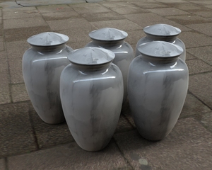 โกศโลหะของอินเดียสำหรับงานศพของผู้ผลิตอลูมิเนียมโกศสำหรับงานศพของมนุษย์ - Product Image 5