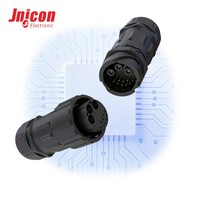 Connecteur hybride baïonnette étanche IP67 50A 10A mâle/femelle M40 3+9 broches pour transmission de signal de contrôle industriel (conforme CE)
