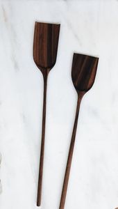 Ustensiles longs en bois pour la cuisine, cuillères en bois pour la cuisine, ensemble d'ustensiles de cuisine en bois pour l'artisanat - Product Image 3