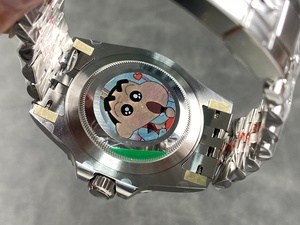 Reloj de buceo automático de acero inoxidable de alta calidad para hombre con esfera negra, movimiento mecánico resistente al agua - Product Image 2