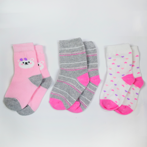 Juego de 3 piezas de lata para bebé Fant. Colección de Calcetines Adorables para Bebés Niñas - Product Image 6