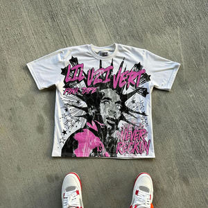 Haute qualité hommes surdimensionné T-shirt doux coton plaine t-shirts 100% coton T-shirt pour hommes coupe ample imprimé confortable OEM - Product Image 3