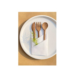 เครื่องใช้ในครัวช้อนตกแต่งร้านอาหารและโรงแรมดีไซน์แบบธรรมชาติพร้อมการออกแบบทาสี - Product Image 1