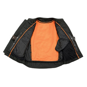 OEM al por mayor diseños de moda Unisex chaqueta de motorista clásico motocicleta chaqueta Slim Fit chaquetas de cuero - Product Image 6