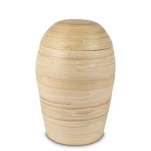 Urna funeraria de bambú hilado ecológica, urna de cremación única para cenizas, diseño europeo para mascotas, venta al por mayor de Vietnam - Product Image 4