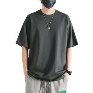 เสื้อยืดคอตตอนเจอร์ซีย์ 230 กรัม 100% สไตล์วินเทจ หนานุ่ม ใส่สบาย คุณภาพสูง ทรงโอเวอร์ไซส์ สำหรับผู้ชาย แบบย้อมสีเอซิด รับผลิตตามสั่ง ขายส่ง - Product Image 2