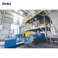 Machine extrudeuse et pelletiseuse à double vis en plastique Jwell China pour granulés de nylon et de fibre de verre