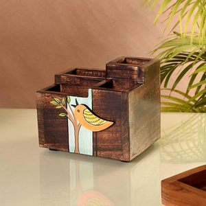 Porte-cuillères en bois artisanal de haute qualité, durable, à trois niveaux, réglable, finition en bois naturel, style classique, longue durée - Product Image 3