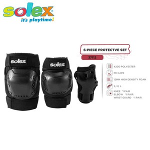 Équipement de protection en polyester pour enfants et adultes pour la sécurité des genoux et des coudes dans le skateboard, la trottinette et les sports à roulettes - Product Image 2