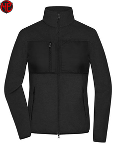 Chaqueta de Invierno Personalizable de Poliéster y Algodón con Cierre, Cuello Alto y Logotipo Frontal, Chaqueta Transpirable de Forro Polar para Hombre - Product Image 5
