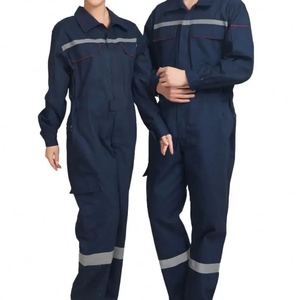 Overol de Trabajo de Diseño Profesional, Uniforme de Seguridad de Algodón Personalizado, Talla Grande, con Características Protectoras Reflectantes e Ignífugas - Product Image 4