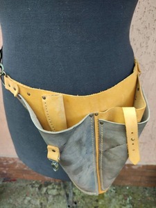 Heavy Duty portátil multifunción electricista floristería cuero jardín herramienta cinturón bolsa - Product Image 4