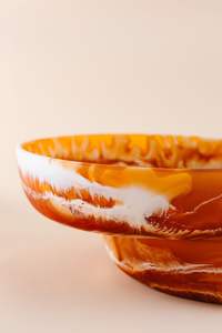 Hot Selling Customized Round Shaped Polished Resin <b>Salad</b> <b>Serving</b> <b>Bowl</b> for Wedding Party Table Decoration - Product Image 5