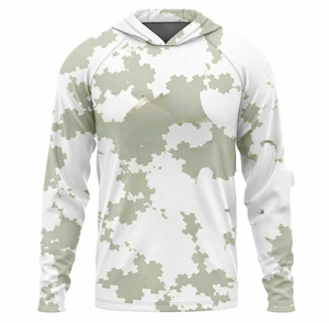 Jersey de pesca al aire libre de manga larga para hombre, sudaderas con capucha de verano de secado rápido, 100% poliéster, impermeable, de talla grande - Product Image 3