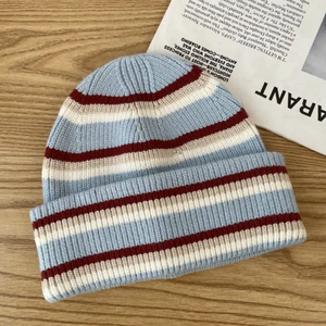 หมวกบีนนี่อะคริลิกคุณภาพสูงสั่งทำขายส่ง พร้อมปักโลโก้ ปรับขนาดได้ สำหรับปั่นจักรยาน ถักทอแบบเรียบ ทำมือ สำหรับผู้ใหญ่ทุกเพศ - Product Image 3