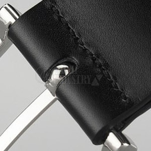 Ceinture en cuir de vache pour homme, fabrication sur mesure, vente en gros 2025, boucle en acier, haute qualité, best-seller, prix raisonnable - Product Image 6