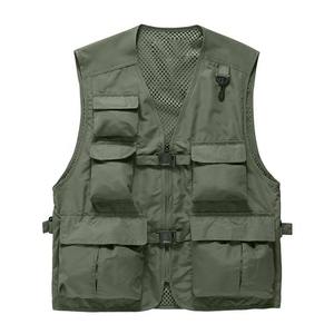Chasse à la mouche gilet de pêche réglable multi-poches gilet de Sport en plein air gilet de pêche en plein air avec randonnée escalade - Product Image 5