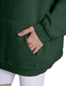 เสื้อฮู้ดสีไม่เป็นกรดสำหรับผู้หญิง, เสื้อฮู้ดแฟชั่นแบบสวมศีรษะโอเวอร์ไซส์สำหรับผู้หญิง - Product Image 5