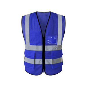 Chaleco de Alta Visibilidad, Uniforme de Trabajo de Poliéster, Unisex, Reflectante, Chalecos y Chaquetas para Hombre con Bolsillos, Ropa de Trabajo - Product Image 1