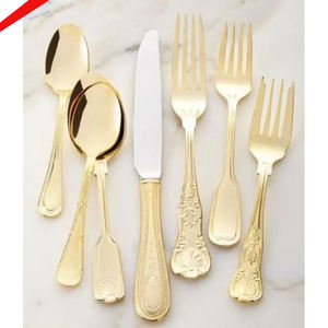 Couverts finis argentés brillants de conception unique réglés pour des hôtels et le restaurant - Product Image 2