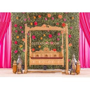 Prettiest Wedding Engagement Ceremony <b>Swing</b> Wedding <b>Swing</b> Decoration for Mehndi Ceremony Traditional Wedding Mehndi <b>Swing</b> <b>Set</b> - Product Image 1