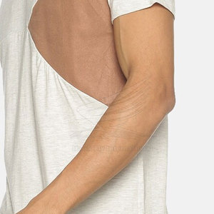 Camiseta de Verano para Hombre, Nuevo Diseño, Manga Corta, Última Moda, Informal, 100% Algodón, Color Personalizado, Transpirable, Cuello Redondo, Corte Regular - Product Image 4