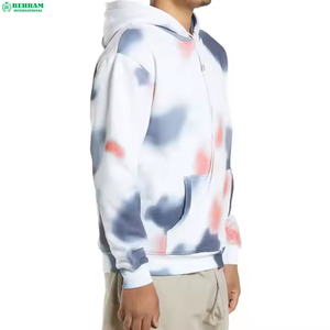 Sweat-shirts surdimensionnés en molleton 100 % coton ou en tissu éponge français, avec logo personnalisé, design OEM, écologiques, style vintage, tie-dye, délavés à l'acide et effet soleil. - Product Image 2