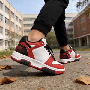 Zapatillas Planas de Cuero Genuino de Alta Calidad con Logotipo Personalizado, Estilo Clásico de Skateboard, para Hombre - Product Image 1