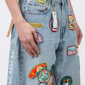 Shorts Vaqueros de Punto Transpirables, Cómodos e Informales de Alta Calidad al por Mayor para Hombre, Ropa de Verano, Hechos a Medida, Cintura Media, Corte Recto y Holgado - Product Image 5