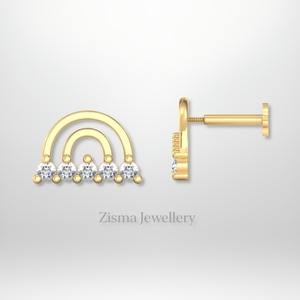 Joyería Piercing de lujo 10K 14K 18K Oro VVS DEF Diamantes reales y cultivados en laboratorio GIA IGI Certificado Venta al por mayor MOQ bajo - Product Image 3