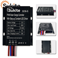 Sukite PWM Boost 3.2V 9V 30V 14A 20A Contrôleur de charge solaire pour lampadaire 3220 3228 3238