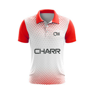 Polos deportivos de talla grande para hombre de alta calidad, sublimación totalmente personalizada impresa con patrón sólido, diseño retro de tamaño adulto - Product Image 4